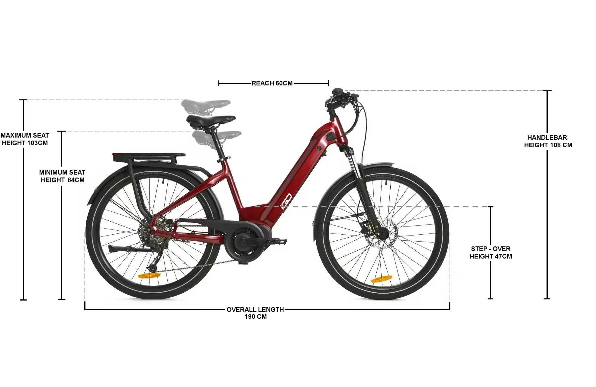 ROSEMONT MID DRIVE Dimensions