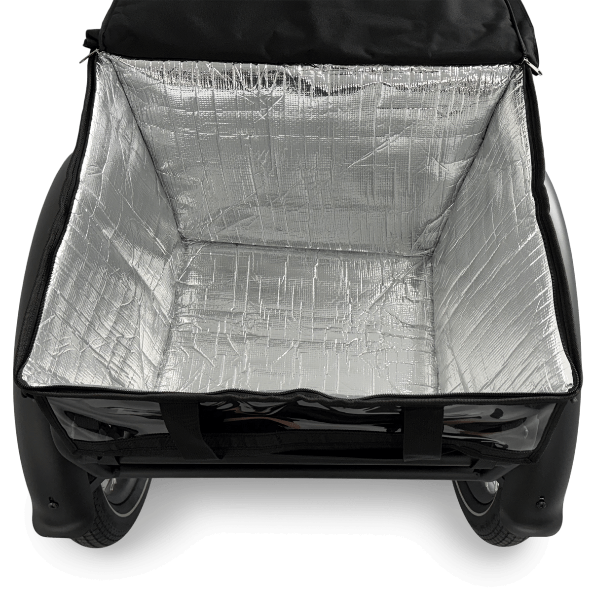 INSULATED REAR BASKET BAG